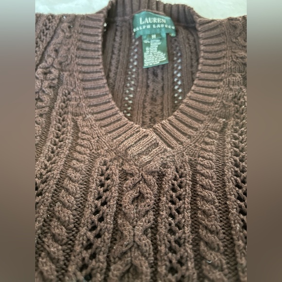 Lauren Ralph Lauren Sweaters - Lauren by Ralph Lauren brown knitted sweater Size M